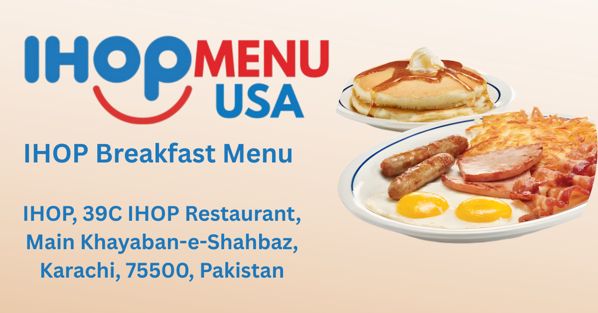 IHOP Breakfast Menu