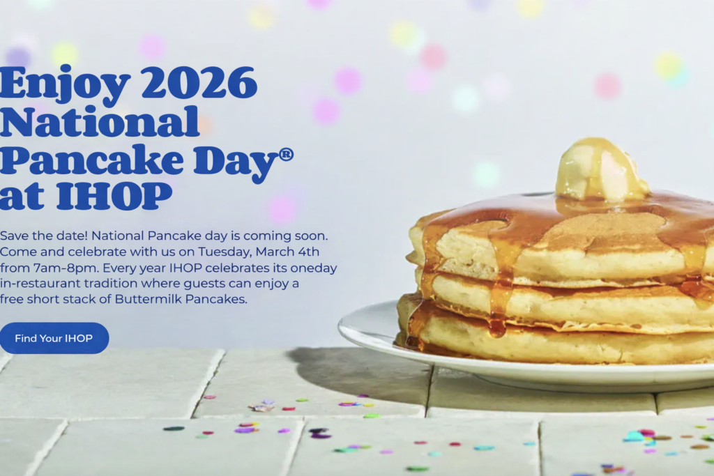 IHOP Free Pancakes 