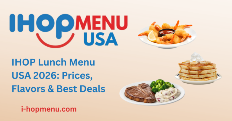 IHOP Lunch Menu 2026