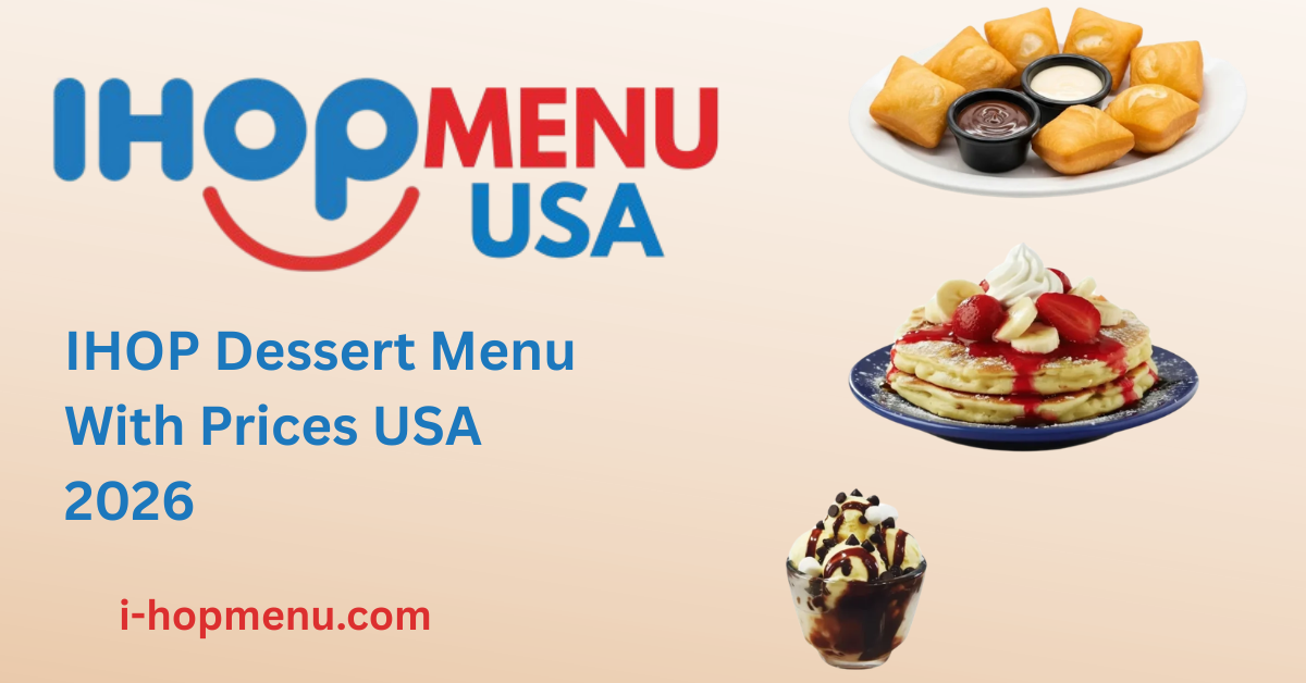 IHOP Dessert Menu