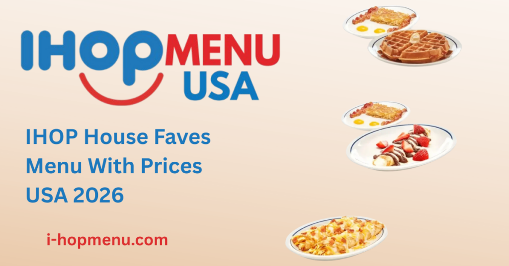 IHOP House Faves Menu With Prices USA 2026