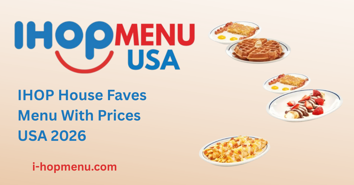 IHOP House Faves Menu With Prices USA 2026