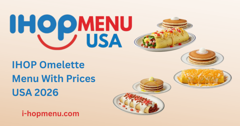 IHOP Omelette Menu