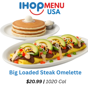 Big Loaded Bacon Omelette