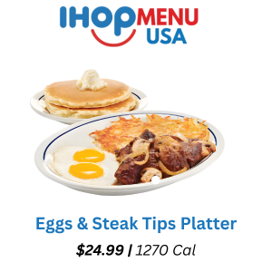 Egg & Steak Tips Platter