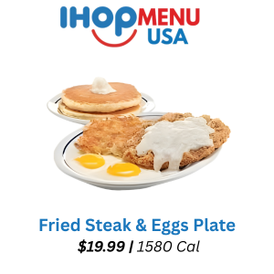 Fried Steak & Eggs Plate