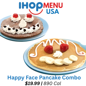 Happy Face Pancake Combo