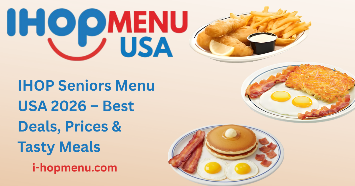 IHOP Seniors Menu USA 2026