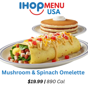 Mushroom & Spinach Omelette