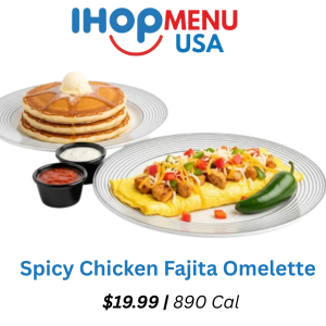 Spicy Chicken Fajita Omelette