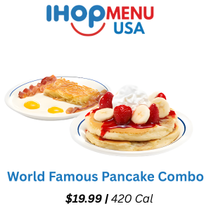 World Famous Pancakes Combo